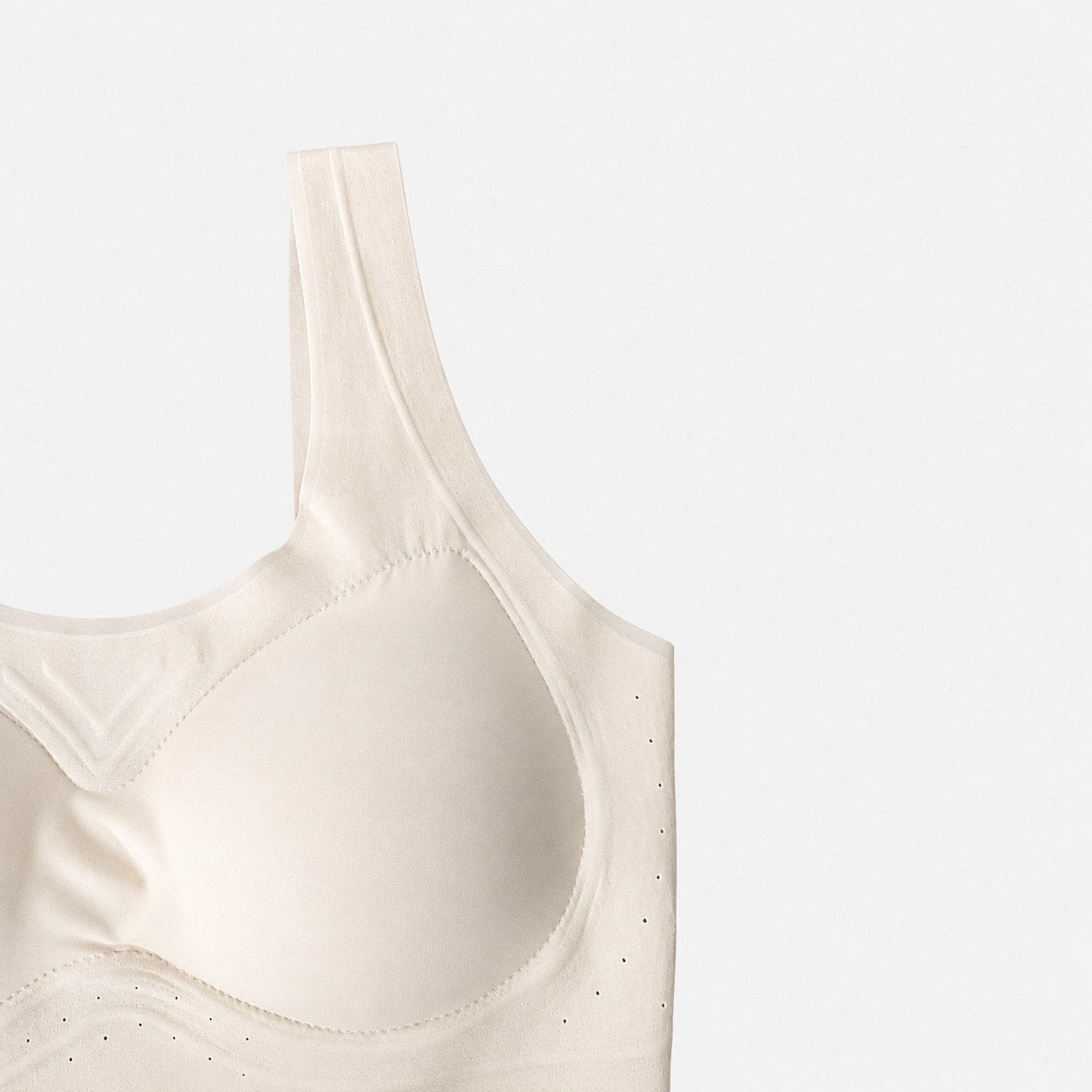 BRASIER DEPORTIVO SIN VARILLA CON MICROPERFORACIONES TALLA UNICA