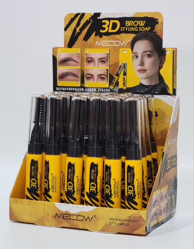 JABON PARA ESTILIZAR CEJAS 3D MECOW 13ML