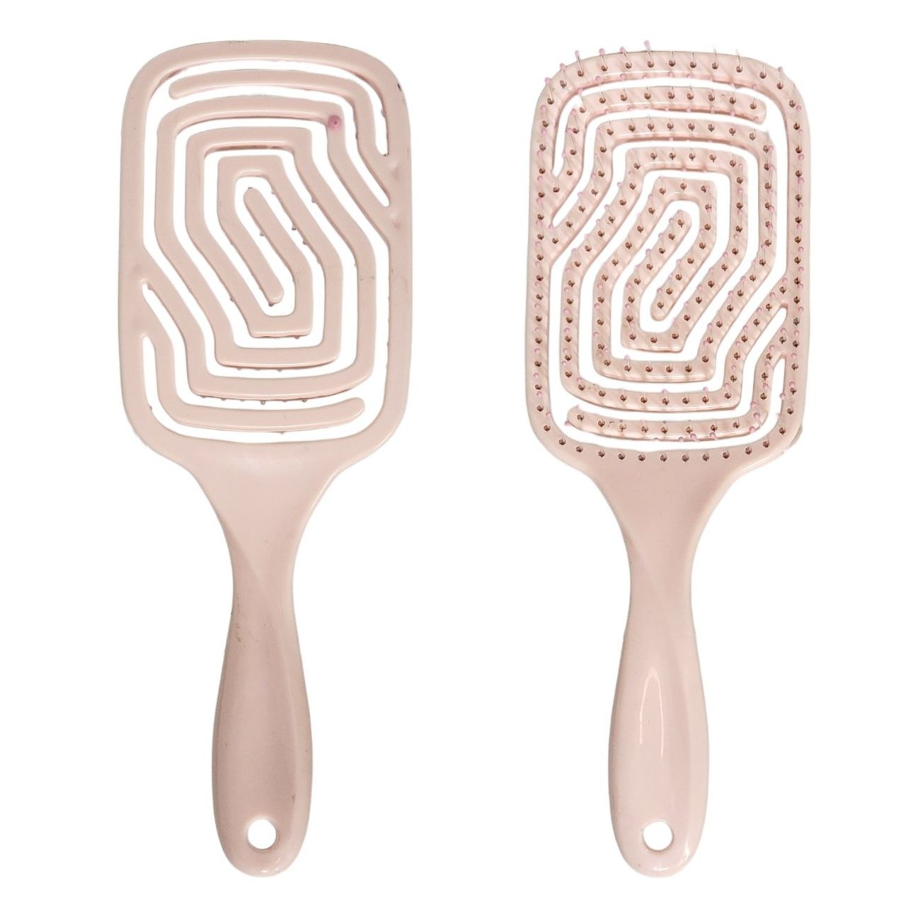 CEPILLO PARA EL CABELLO DESENREDANTE FLEXIBLE CON DISEÑO DE LABERINTO