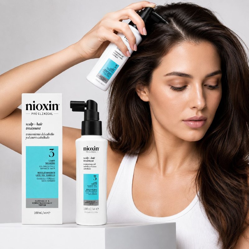 TRATAMIENTO CAPILAR INTENSIVO EN ESPUMA SIN ENJUAGUE AUMENTADOR DE GROSOR PARA CABELLO TEÑIDO NIOXIN 100ML
