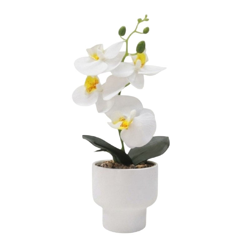 DECORACION PLANTA FLOR ARTIFICIAL DECORATIVA ELEGANTE 35X35CM