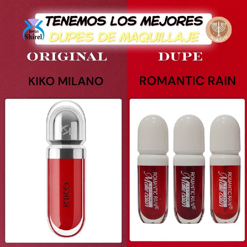 TINTA DE LABIOS DE ACABADO MATE ROMANTIC RAIN (DUPE DE KIKO)