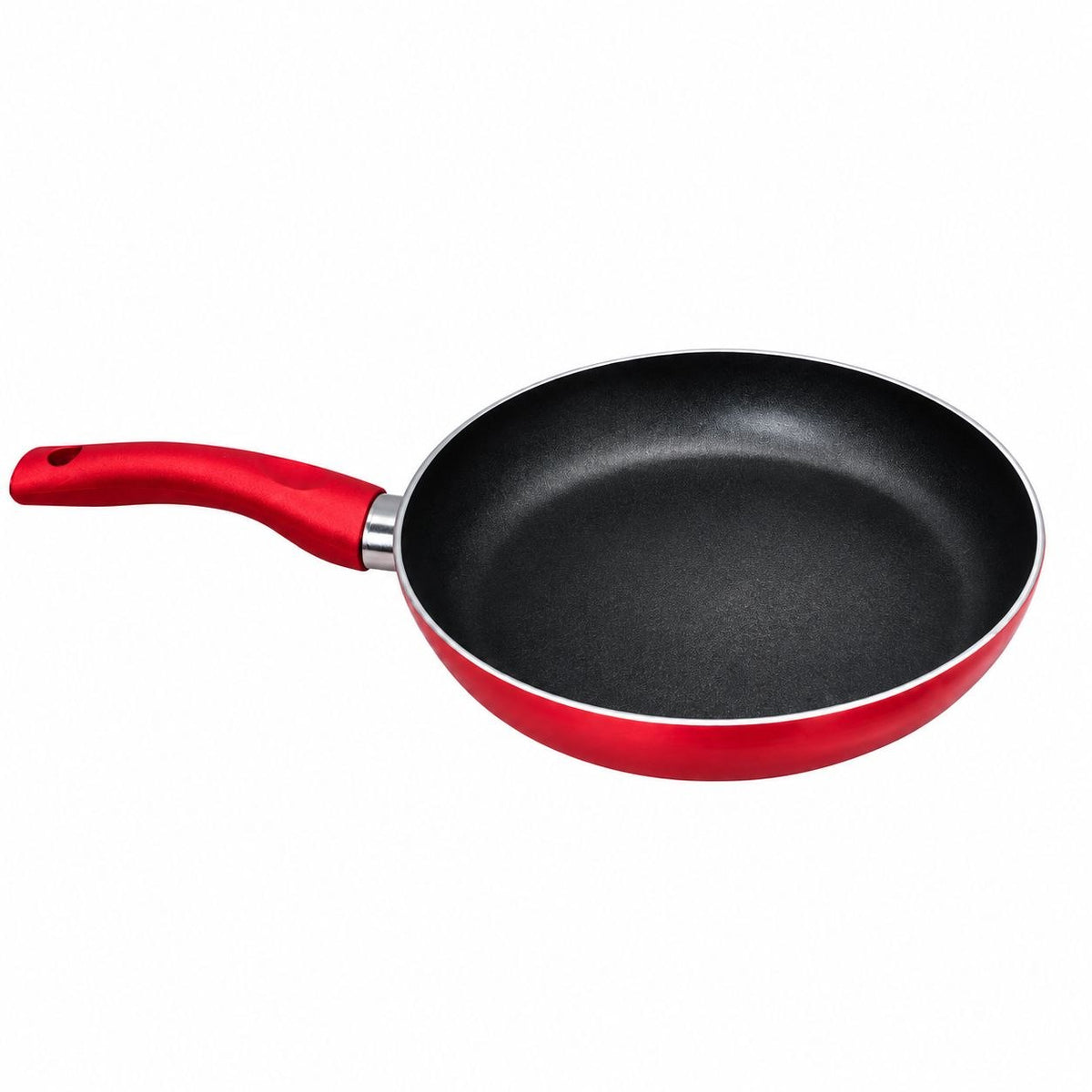 SARTEN DE ALUMINIO ANTIADHERENTE COLOR ROJO BENELI HOME 22CM