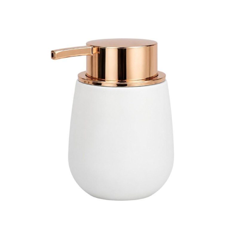 DISPENSADOR DE JABON MINIMALISTA ELEGANTE DE LUJO PARA BAÑO O COCINA Y CAPACIDAD 320ML 9.5X16X8CM