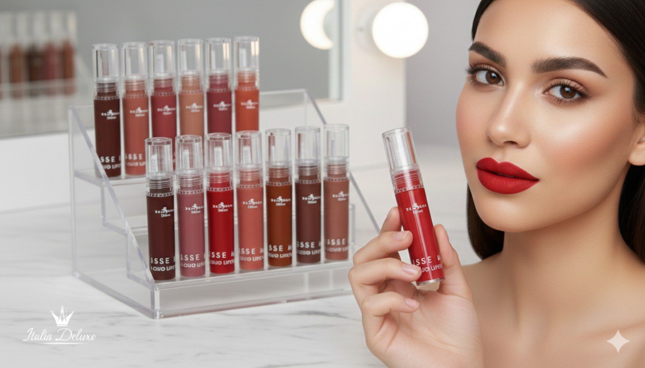 BRILLO LABIAL EN LAPIZ LIQUIDO ACABADO MATE ITALIA DELUXE MOUSSE MATTE 3G