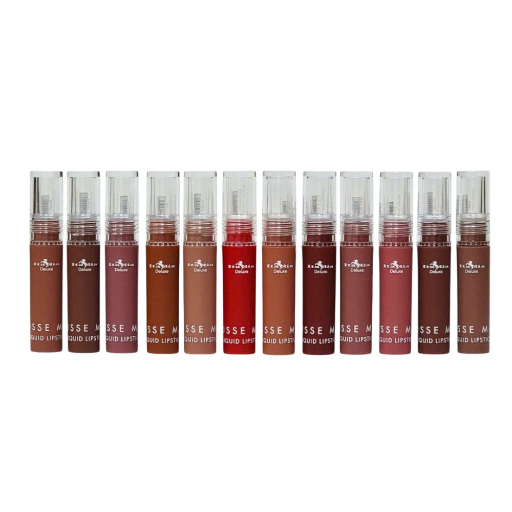 BRILLO LABIAL EN LAPIZ LIQUIDO ACABADO MATE ITALIA DELUXE MOUSSE MATTE 3G