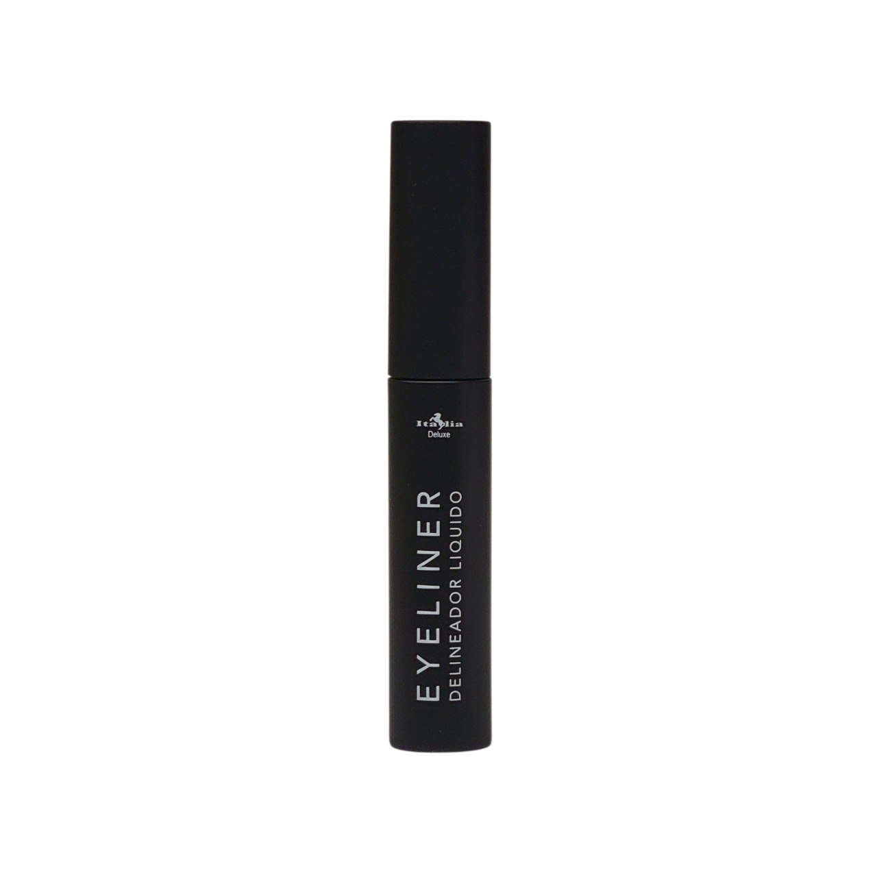 DELINEADOR DE OJOS LIQUIDO COLOR NEGRO MATE RESISTENTE AL AGUA ITALIA DELUXE 8G