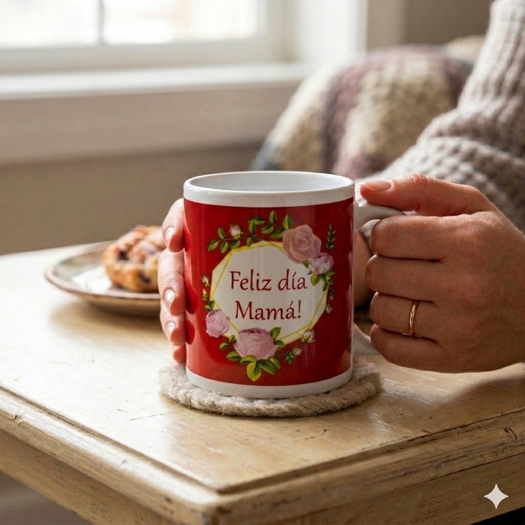 TAZA DE REGALO DE CERAMICA DE DIA DE LAS MADRES