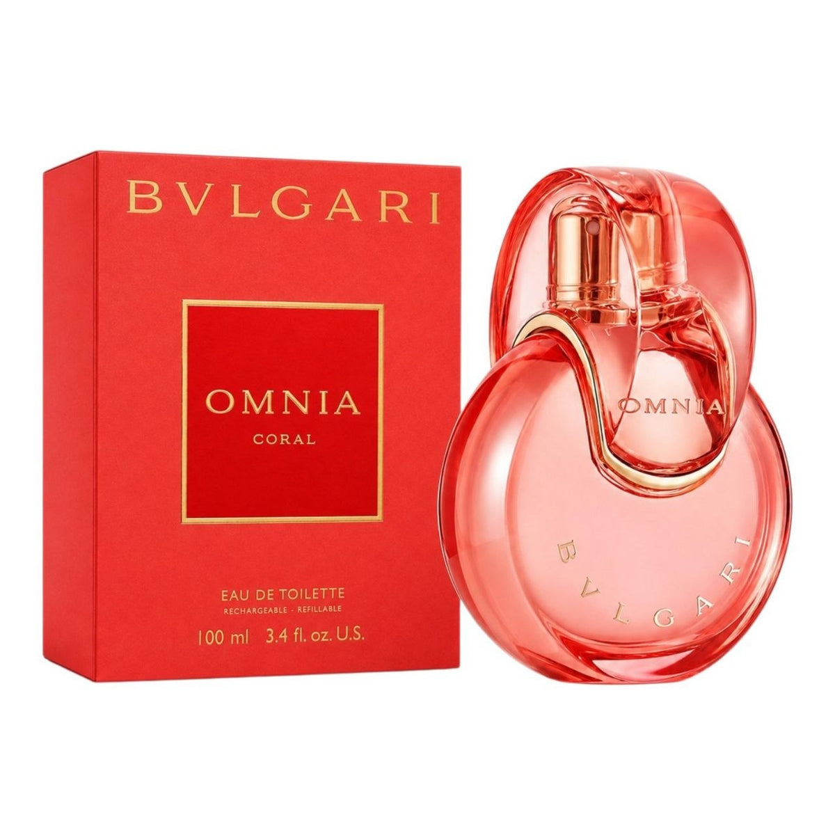 BVLGARI OMNIA CORAL FOR WOMEN EDT 100ML (M)