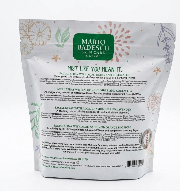SET MARIO BADESCU DE MIST FACIALES DE VIAJE 59MLX4 (U)