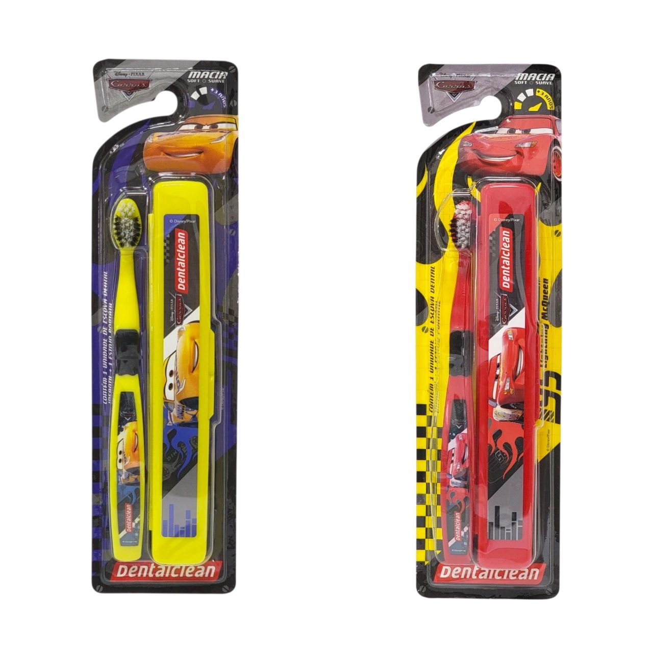 CEPILLO DENTAL INFANTIL CON ESTUCHE DE CARS DENTALCLEAN