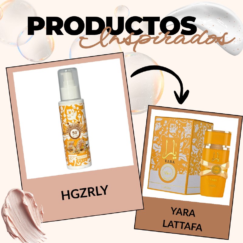 PROTECTOR SOLAR EN CREMA MULTIACCION ACLARANTE SPF50 HGZRLY 100G (AROMA SIMILAR YARA TOUS)