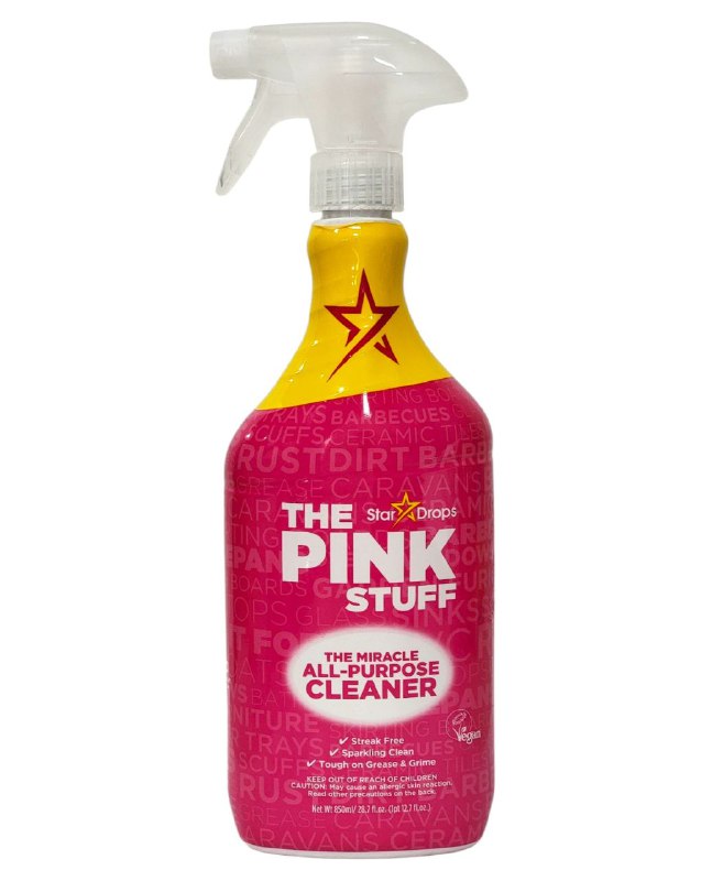 LIMPIADOR EN SPRAY MILAGROSO MULTIUSO THE PINK STUFF STAR DROPS 850ML
