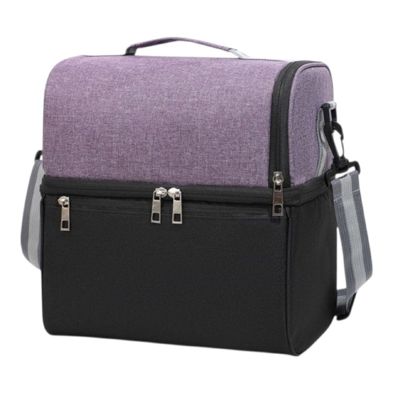 LONCHERA TERMICA DE GRAN CAPACIDAD IMPERMEABLE 25X26CM