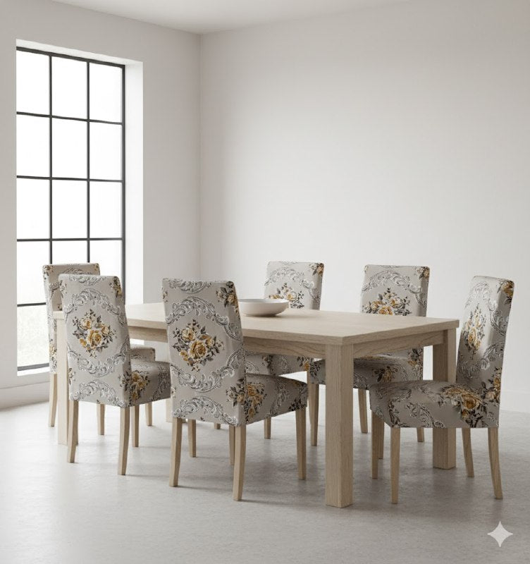 FORRO ELASTICO PROTECTOR PARA SILLAS DE COMEDOR BENELI HOME 8 ESTILOS