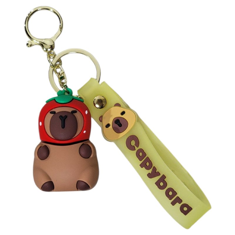 LLAVEROS DE CAPIBARA,CAPYBARA, 6 ESTILOS DISPONIBLES