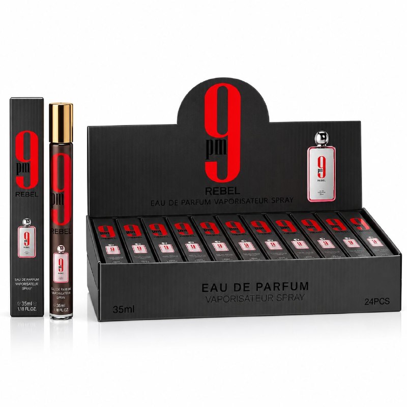 PERFUME EN TUBO 9PM REBEL EDP 35ML (U) (AROMA SIMILAR AFNAN 9PM REBEL)