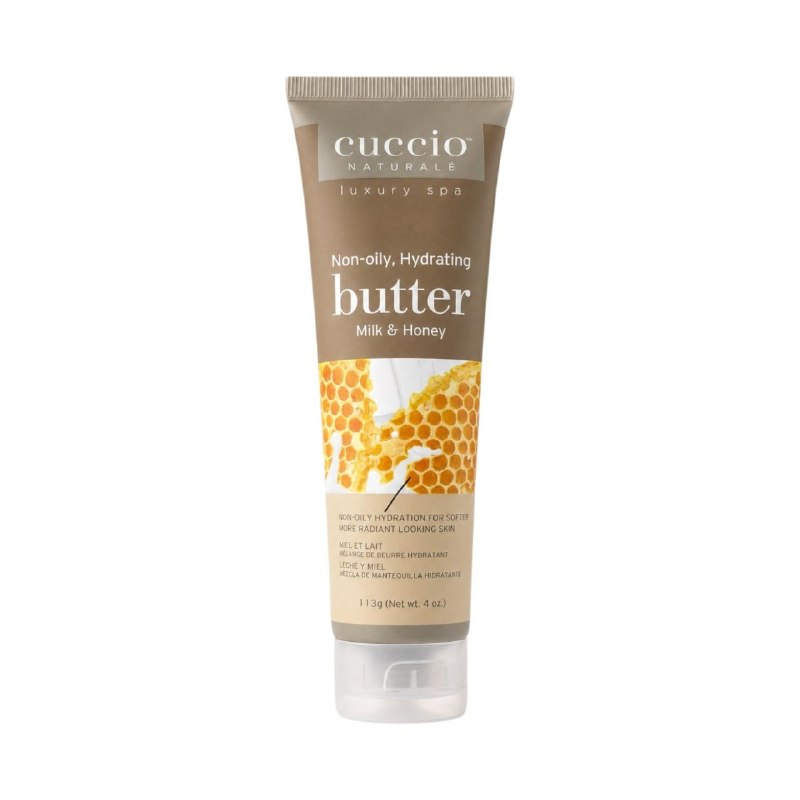 CREMA CORPORAL HIDRATANTE Y NUTRITIVA ILUMINADORA CON AROMA LECHE Y MIEL CUCCIO 113G