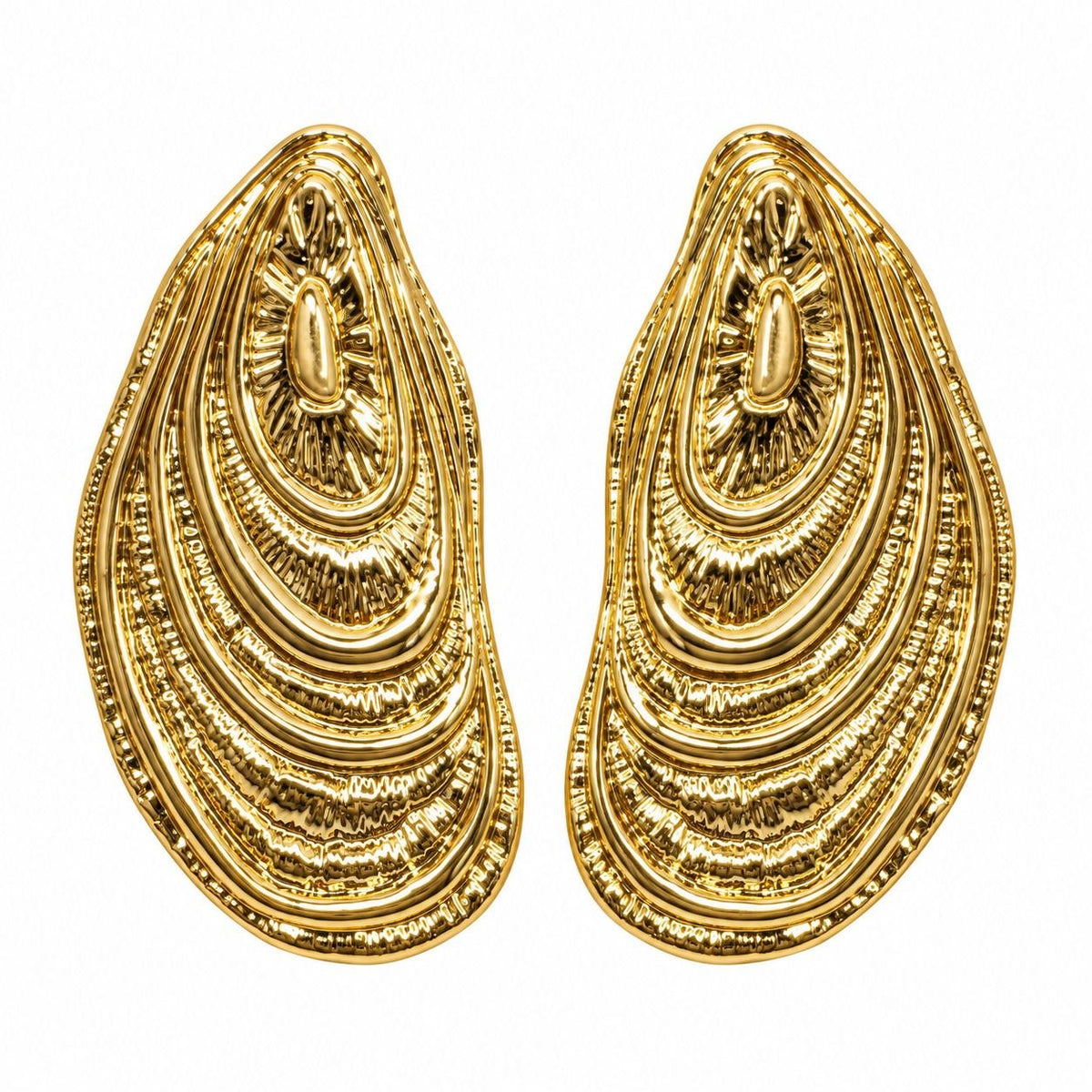ARITOS DE ENCHAPE PARA DAMA 4CM
