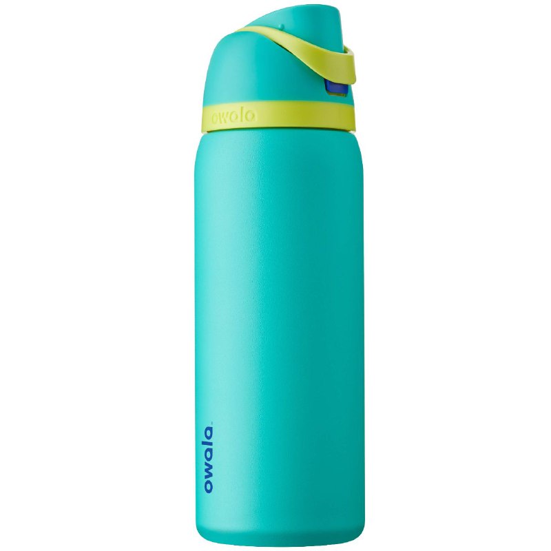 BOTE ORIGINAL TERMICO BOTELLA DE AGUA, AISLAMIENTO Y PAJILLA INCORPORADA, FACIL DE LIMPIAR, RESISTENTE A MANCHAS Y OLORES, 24H FRIO, 2 FORMAS DE BEBER OWALA 32OZ