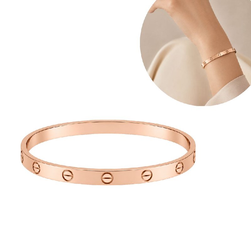 PULSERA DE ENCHAPE PARA DAMA 7CM (DUPE DE CARTIER)