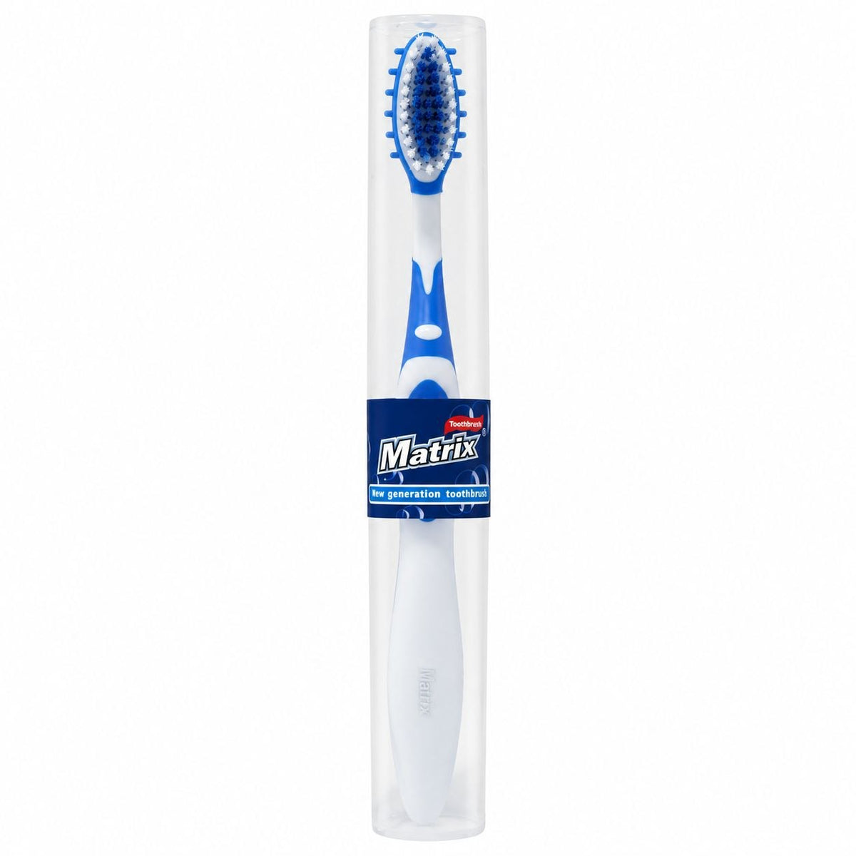 CEPILLO DENTAL CON TAPA PROTECTORA MATRIX 19CM