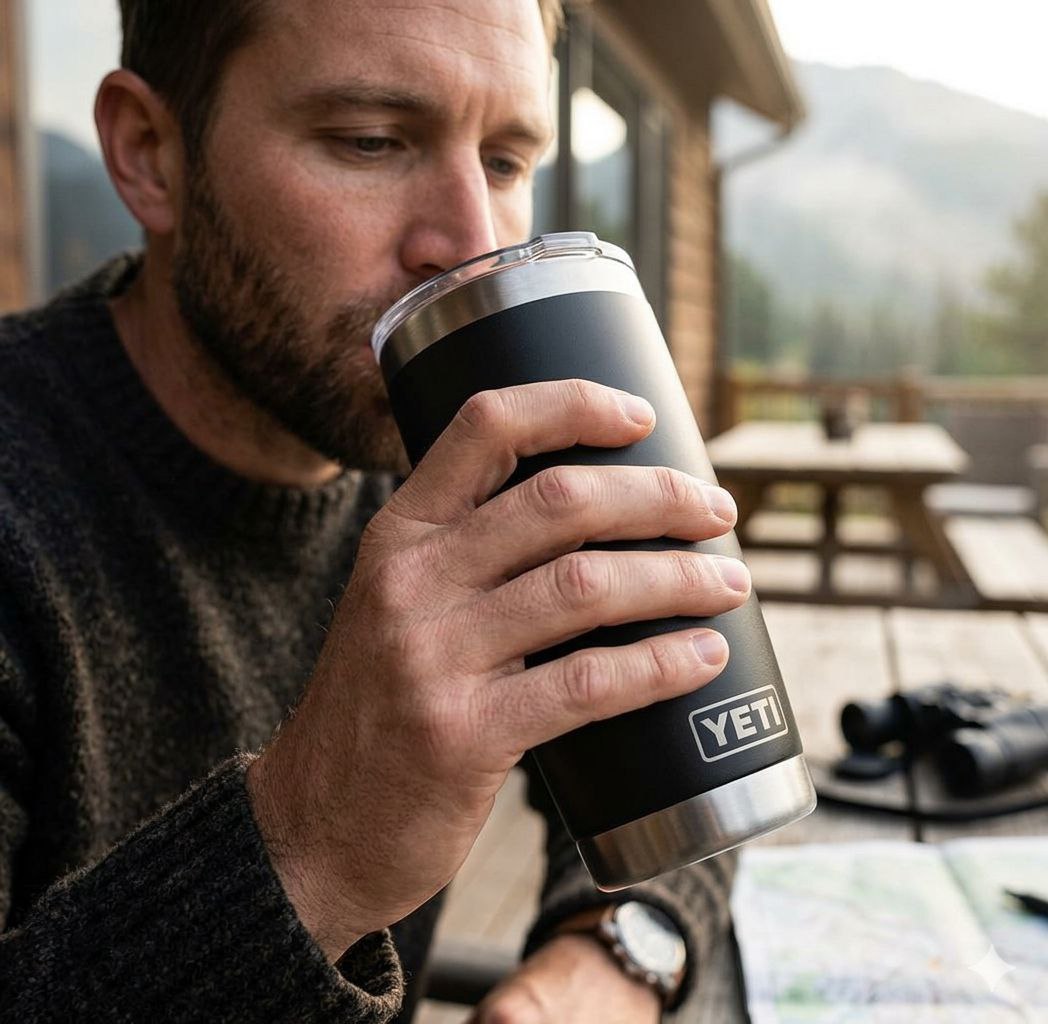 VASO TÉRMICO DE ACERO INOXIDABLE YETI RAMBLER ORIGINAL 20OZ (591ML)