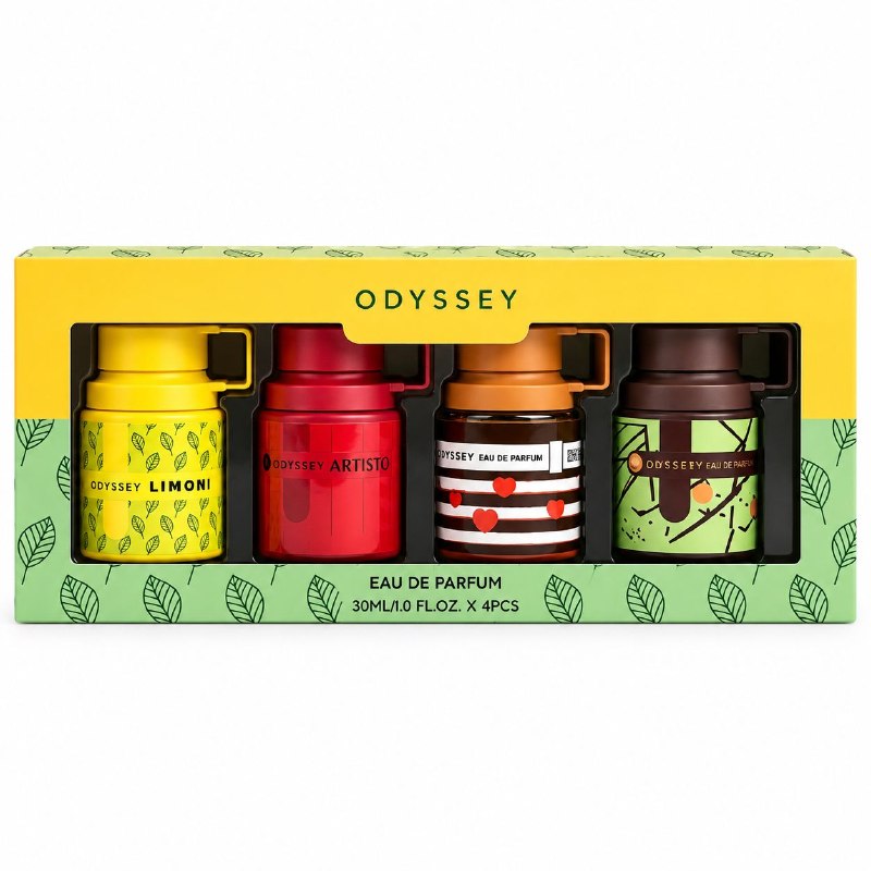 SET ARMAF MINI ODYSSEY TRIPLE AAA DE ALTA CALIDAD EDP 30MLX4PCS (U) (AROMA SIMILAR ARMAF ODYSSEY)