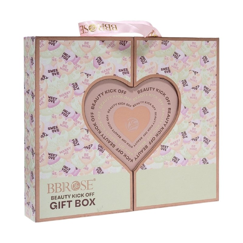 SET DE MAQUILLAJE COMPLETO DE 9 PIEZAS EN CAJA DE REGALO BBROSE