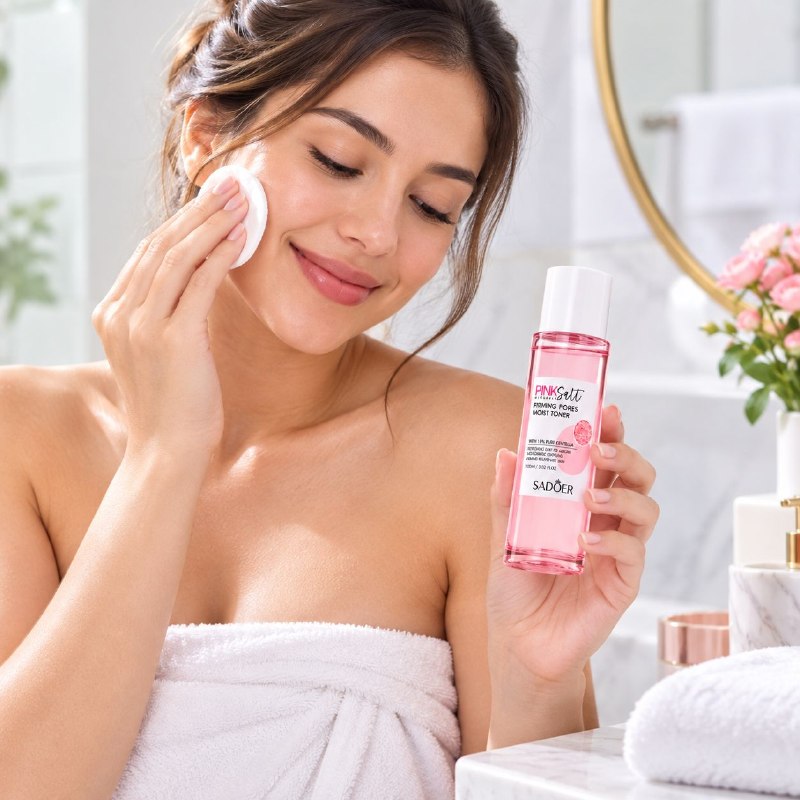 TONICO FACIAL CALMANTE Y TONIFICANTE CON SAL ROSA DEL HIMALAYA Y CENTELLA ASIATICA SADOER 100ML
