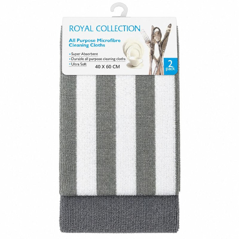 SET DE 2 TAPOS DE MICROFIBRA MULTIUSOS ROYAL COLLECTION 40X60CM