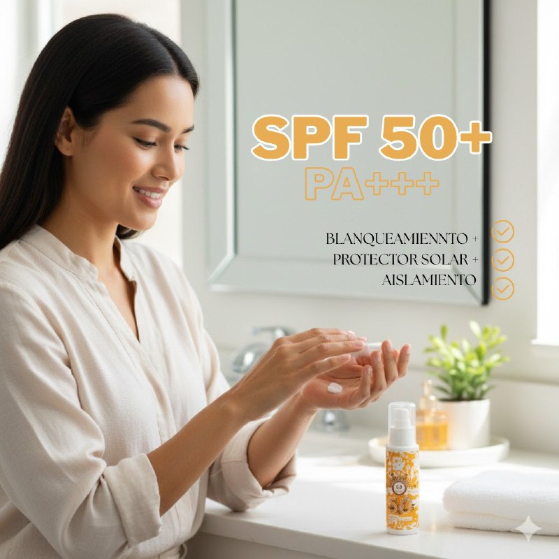 PROTECTOR SOLAR EN CREMA MULTIACCION ACLARANTE SPF50 HGZRLY 100G (AROMA SIMILAR YARA TOUS)