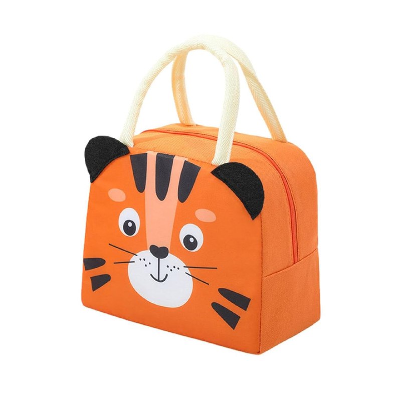 LONCHERA TERMICA INFATIL CON DISEÑOS DE ANIMALES 22X19CM