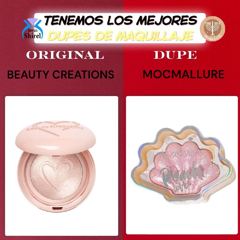 BLUSH EN POLVO COMPACTO MOCALLURE (DUPE DE BEAUTY CREATIONS)