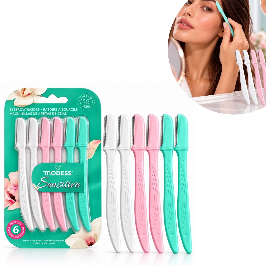 SET DE PERFILADORAS DE CEJAS SENSITIVE 6PCS MODESS