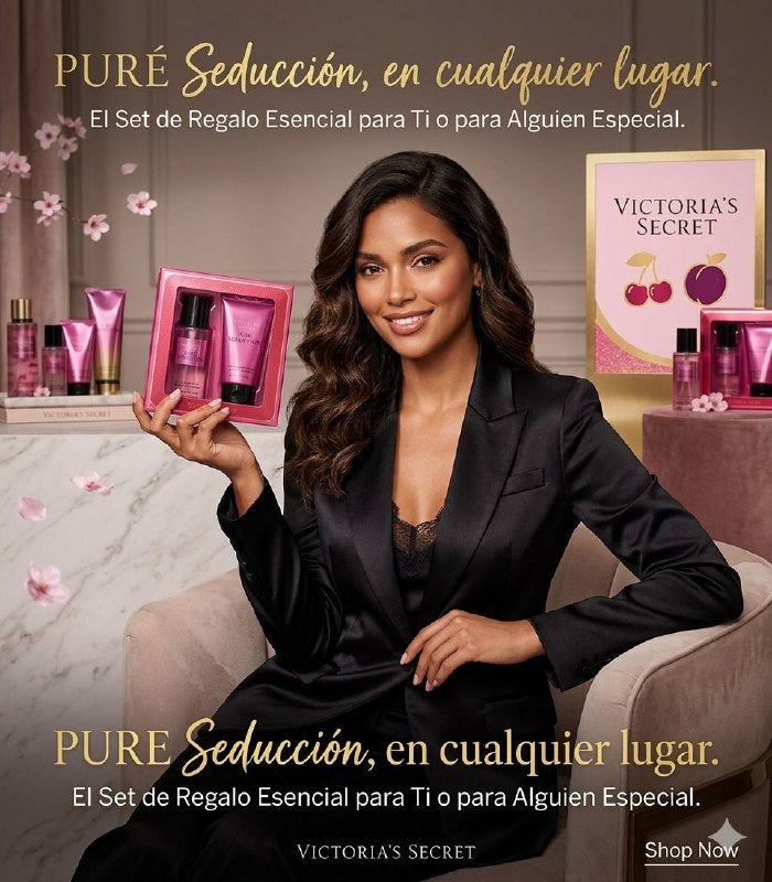 SET DE VICTORIAS SECRET PURE SEDUCTION SPLASH Y CREMA 75MLX2