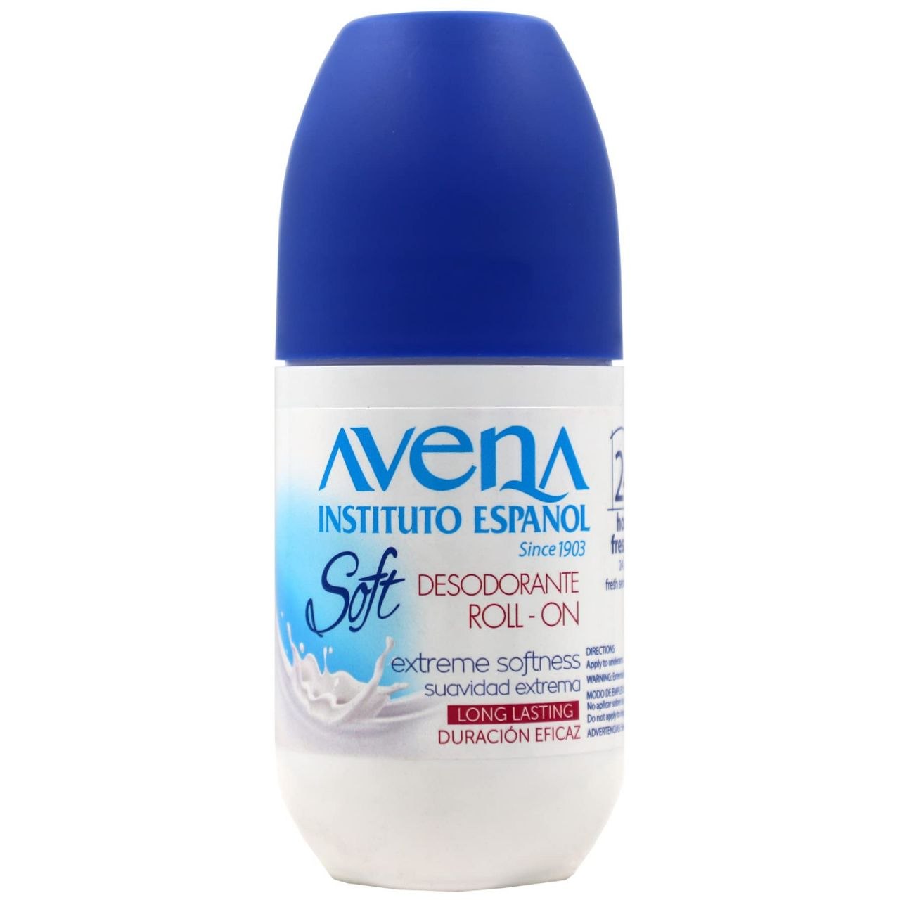 DESODORANTE ROLL-ON DE LARGA DURACION DE LECHE AVENA INSTITUTO ESPAÑOL 75ML