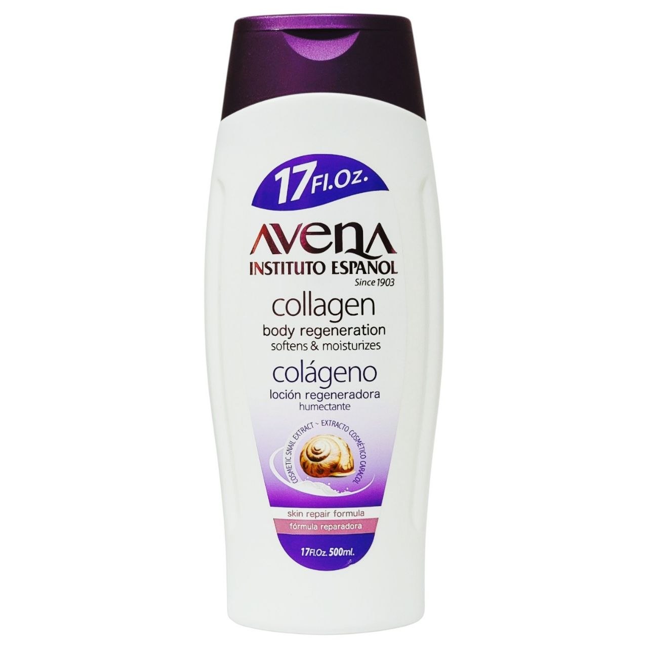 CREMA CORPORAL REGENERADORA Y HUMECTANTE DE COLÁGENO AVENA INSTITUTO ESPAÑOL 500ML