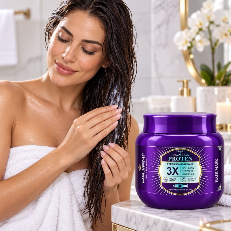 MASCARILLA CAPILAR DE PROTEINA BRASILEÑA INTENSIVA E HIDRATANTE PROFUNDA PAJIANI 800ML