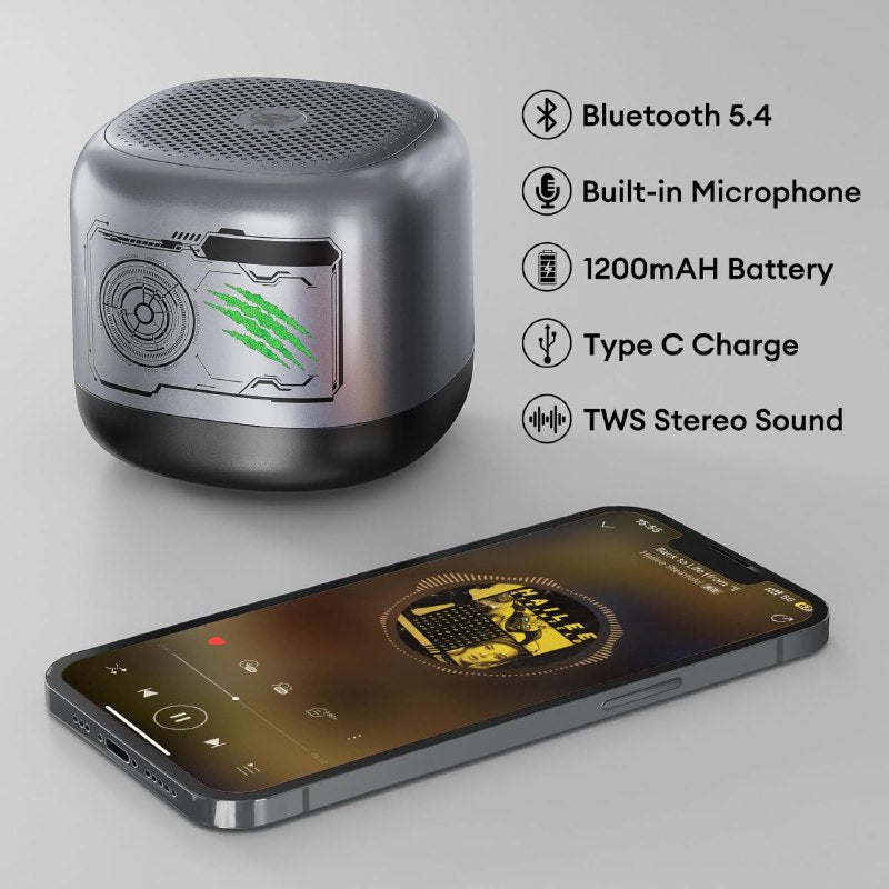 PARLANTE ALTAVOZ TF-Y09 BLUETOOTH V5.4, DISTANCIA DE 10MTS, SE CARGA EN 3H Y DA BATERIA DE 6H SONIDO ENVOLVENTE, EMPAREJAMIENTO DUAL STEREO, TRANSFORMERS RISE OF THE BEASTS OPTIMUS PRIMAL