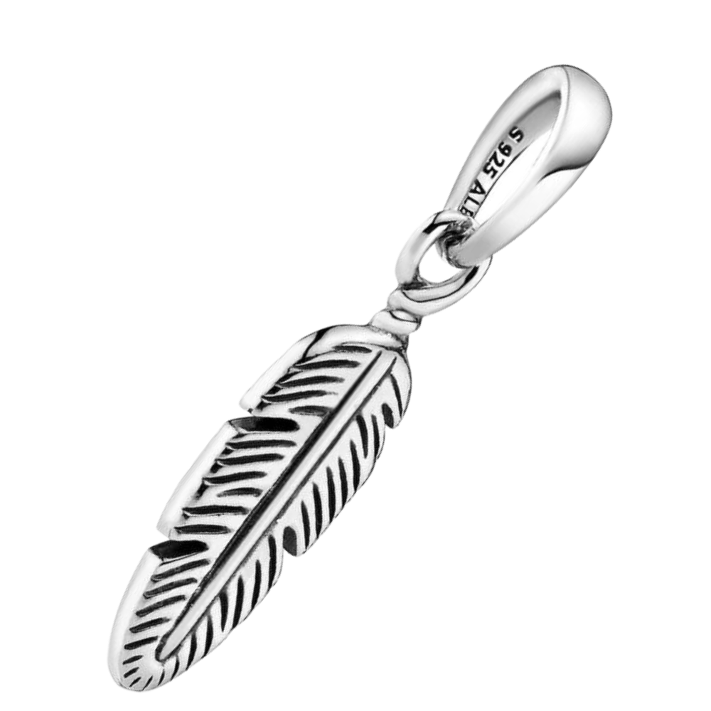 PCHARM341  COLGANTE DE PLUMA