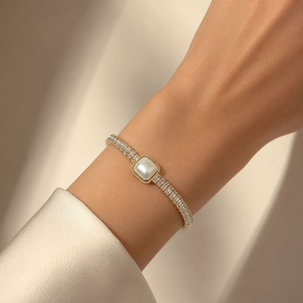 PULSERA DE ENCHAPE PARA DAMA