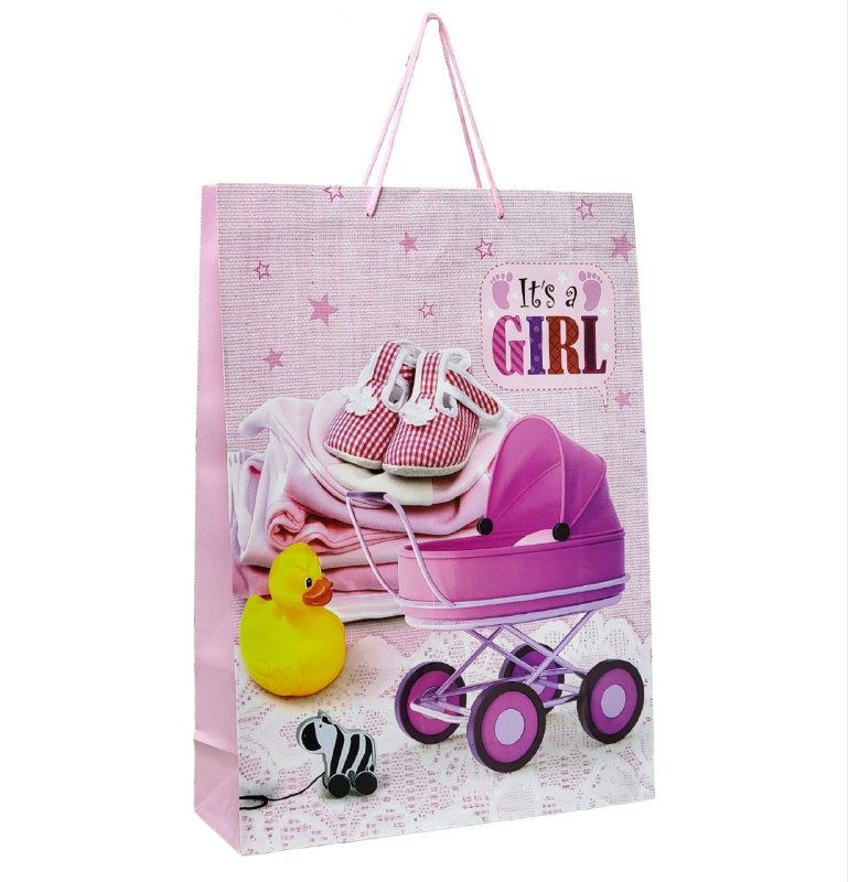 BOLSA DE REGALO BABY SHOWER GRANDE 32X11X44CM