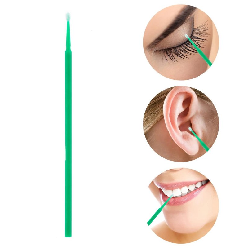 HERRAMIENTAS DE BELLEZA PROFESIONAL MICROBROCHAS Y APLICADORES DE PRECISION DESECHABLES QUEENIGHT