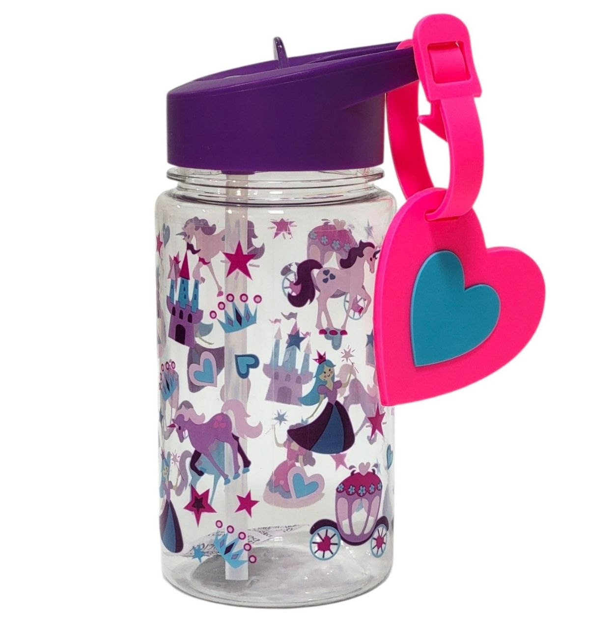 BOTE DE AGUA CON DISEÑO INFANTIL PRINCESAS LIFE ART