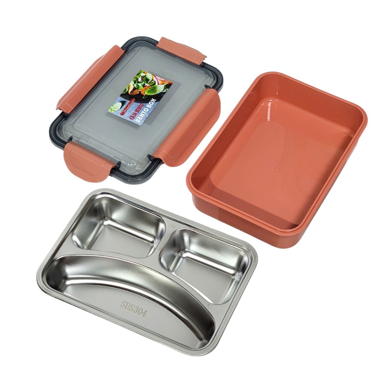 RECIPIENTE PANA PARA ALIMENTOS TERMICA DE DOBLE CAPA WINDROSE 22X16X7CM