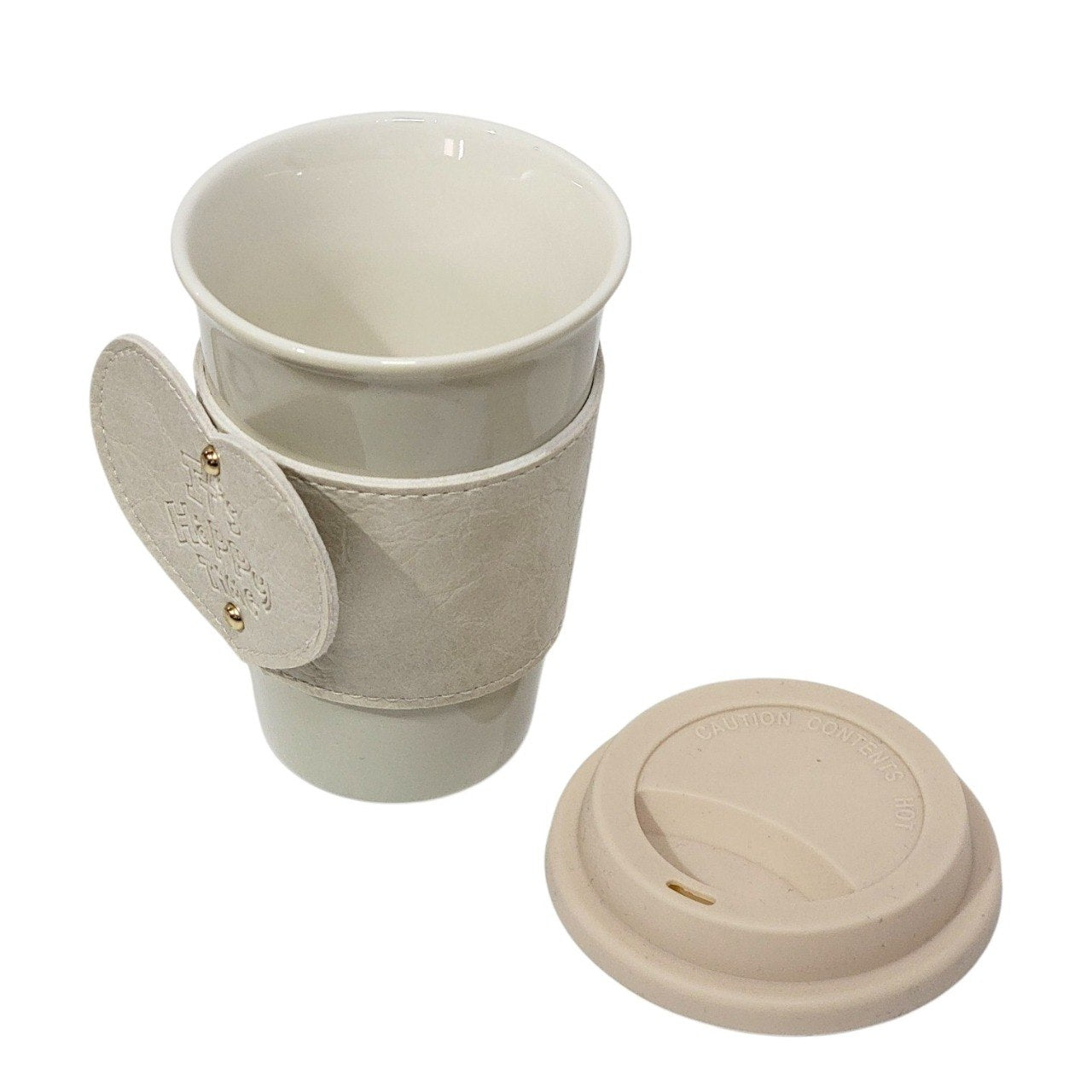 VASO PORTATIL REUTILIZABLE TERMICO CON FUNDA LIFE ART 380ML