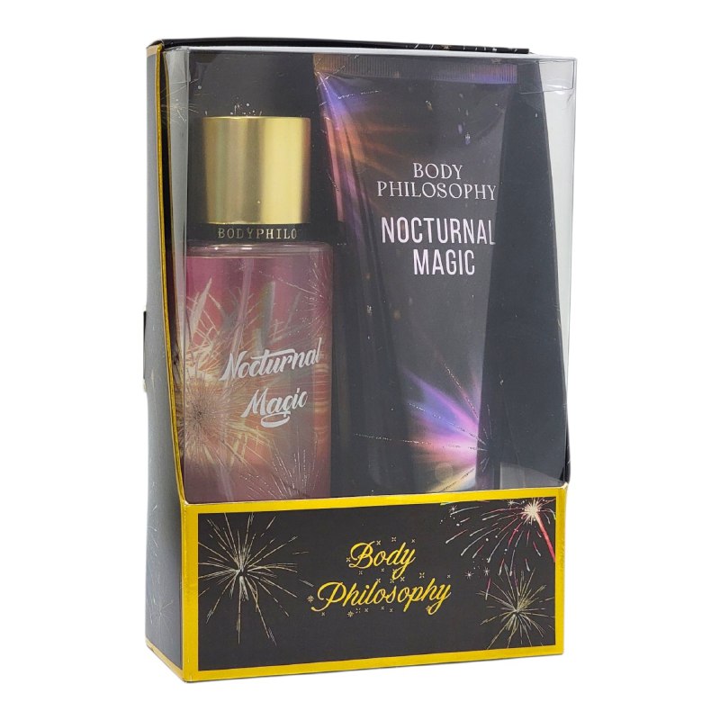 SET BODY PHILOSOPHY MAGIA NOCTURNA SPLASH 250ML, CREMA CORPORAL 236ML (M)