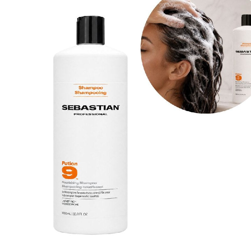 SHAMPOO NUTRITIVO E HIDRATANTE CON EXTRACTOS BOTANICOS ACONDICIONADORES LIMPIADORES SEBASTIAN PROFESSIONAL 1000ML