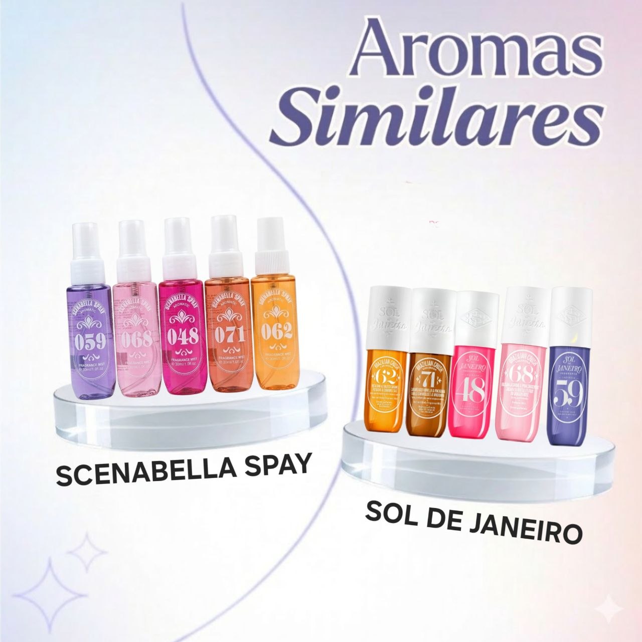 SET MINI SCENABELLA 30MLX5 (M) (AROMA SIMILAR A SOL DE JANEIRO)
